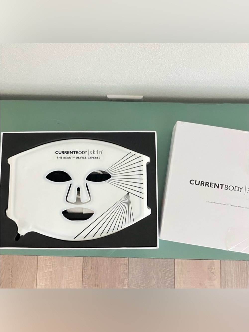 CURRENTBODY LED Facial Mask - White Light Therapy Mask